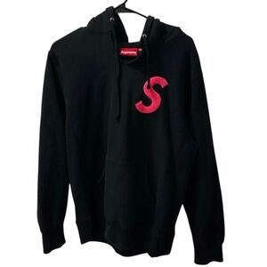 Supreme Pink S Logo Hoodie Size Medium